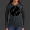 Ladies 100% Ring Spun Cotton Long Sleeve Hooded T Shirt Thumbnail