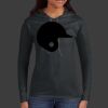 Ladies 100% Ring Spun Cotton Long Sleeve Hooded T Shirt Thumbnail