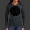 Ladies 100% Ring Spun Cotton Long Sleeve Hooded T Shirt Thumbnail