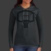 Ladies 100% Ring Spun Cotton Long Sleeve Hooded T Shirt Thumbnail