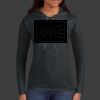 Ladies 100% Ring Spun Cotton Long Sleeve Hooded T Shirt Thumbnail