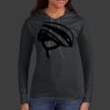 Ladies 100% Ring Spun Cotton Long Sleeve Hooded T Shirt Thumbnail