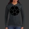 Ladies 100% Ring Spun Cotton Long Sleeve Hooded T Shirt Thumbnail