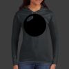 Ladies 100% Ring Spun Cotton Long Sleeve Hooded T Shirt Thumbnail