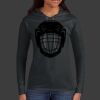 Ladies 100% Ring Spun Cotton Long Sleeve Hooded T Shirt Thumbnail