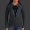 Ladies 100% Ring Spun Cotton Long Sleeve Hooded T Shirt Thumbnail