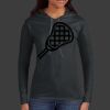 Ladies 100% Ring Spun Cotton Long Sleeve Hooded T Shirt Thumbnail