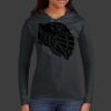 Ladies 100% Ring Spun Cotton Long Sleeve Hooded T Shirt Thumbnail