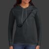 Ladies 100% Ring Spun Cotton Long Sleeve Hooded T Shirt Thumbnail