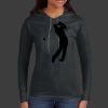 Ladies 100% Ring Spun Cotton Long Sleeve Hooded T Shirt Thumbnail