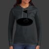 Ladies 100% Ring Spun Cotton Long Sleeve Hooded T Shirt Thumbnail