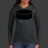 Ladies 100% Ring Spun Cotton Long Sleeve Hooded T Shirt Thumbnail