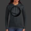 Ladies 100% Ring Spun Cotton Long Sleeve Hooded T Shirt Thumbnail