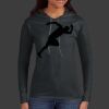 Ladies 100% Ring Spun Cotton Long Sleeve Hooded T Shirt Thumbnail