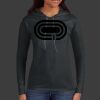 Ladies 100% Ring Spun Cotton Long Sleeve Hooded T Shirt Thumbnail
