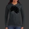 Ladies 100% Ring Spun Cotton Long Sleeve Hooded T Shirt Thumbnail