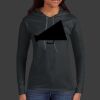 Ladies 100% Ring Spun Cotton Long Sleeve Hooded T Shirt Thumbnail