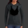 Ladies 100% Ring Spun Cotton Long Sleeve Hooded T Shirt Thumbnail