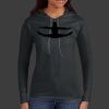 Ladies 100% Ring Spun Cotton Long Sleeve Hooded T Shirt Thumbnail