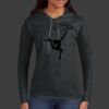 Ladies 100% Ring Spun Cotton Long Sleeve Hooded T Shirt Thumbnail