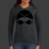 Ladies 100% Ring Spun Cotton Long Sleeve Hooded T Shirt Thumbnail