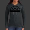 Ladies 100% Ring Spun Cotton Long Sleeve Hooded T Shirt Thumbnail
