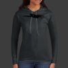 Ladies 100% Ring Spun Cotton Long Sleeve Hooded T Shirt Thumbnail