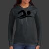 Ladies 100% Ring Spun Cotton Long Sleeve Hooded T Shirt Thumbnail