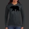 Ladies 100% Ring Spun Cotton Long Sleeve Hooded T Shirt Thumbnail