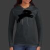 Ladies 100% Ring Spun Cotton Long Sleeve Hooded T Shirt Thumbnail