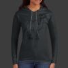 Ladies 100% Ring Spun Cotton Long Sleeve Hooded T Shirt Thumbnail