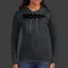 Ladies 100% Ring Spun Cotton Long Sleeve Hooded T Shirt Thumbnail