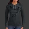 Ladies 100% Ring Spun Cotton Long Sleeve Hooded T Shirt Thumbnail