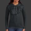 Ladies 100% Ring Spun Cotton Long Sleeve Hooded T Shirt Thumbnail
