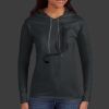 Ladies 100% Ring Spun Cotton Long Sleeve Hooded T Shirt Thumbnail