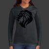 Ladies 100% Ring Spun Cotton Long Sleeve Hooded T Shirt Thumbnail