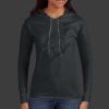 Ladies 100% Ring Spun Cotton Long Sleeve Hooded T Shirt Thumbnail