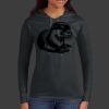 Ladies 100% Ring Spun Cotton Long Sleeve Hooded T Shirt Thumbnail