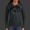 Ladies 100% Ring Spun Cotton Long Sleeve Hooded T Shirt Thumbnail
