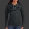 Ladies 100% Ring Spun Cotton Long Sleeve Hooded T Shirt Thumbnail