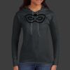 Ladies 100% Ring Spun Cotton Long Sleeve Hooded T Shirt Thumbnail