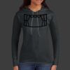 Ladies 100% Ring Spun Cotton Long Sleeve Hooded T Shirt Thumbnail
