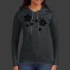 Ladies 100% Ring Spun Cotton Long Sleeve Hooded T Shirt Thumbnail