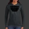 Ladies 100% Ring Spun Cotton Long Sleeve Hooded T Shirt Thumbnail