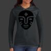 Ladies 100% Ring Spun Cotton Long Sleeve Hooded T Shirt Thumbnail
