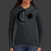Ladies 100% Ring Spun Cotton Long Sleeve Hooded T Shirt Thumbnail