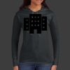 Ladies 100% Ring Spun Cotton Long Sleeve Hooded T Shirt Thumbnail