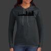 Ladies 100% Ring Spun Cotton Long Sleeve Hooded T Shirt Thumbnail