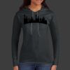 Ladies 100% Ring Spun Cotton Long Sleeve Hooded T Shirt Thumbnail