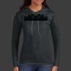 Ladies 100% Ring Spun Cotton Long Sleeve Hooded T Shirt Thumbnail